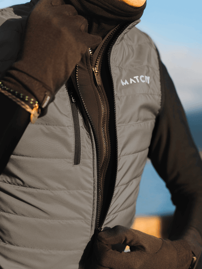 Gilet Bomber - Cendre