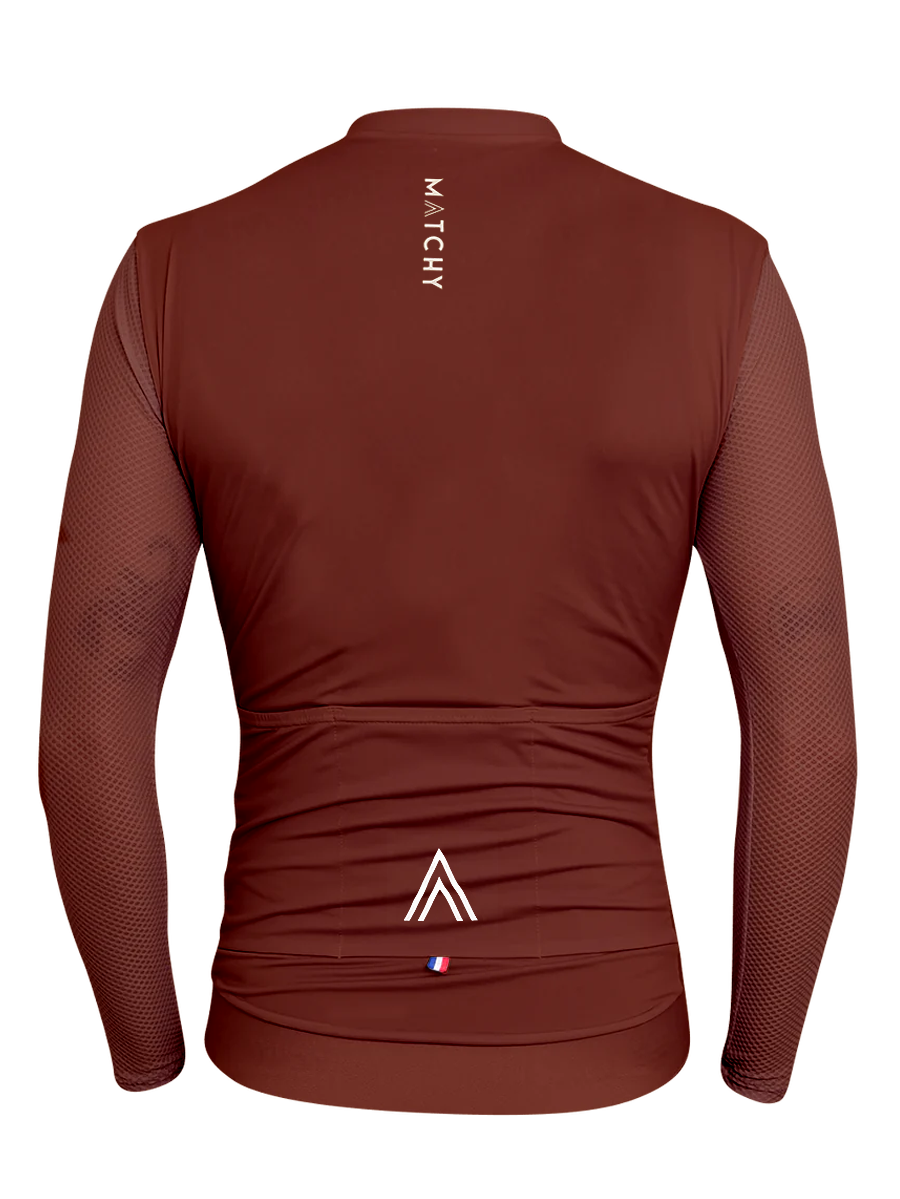 Maillot Altitude Manches Longues - Terra Cotta