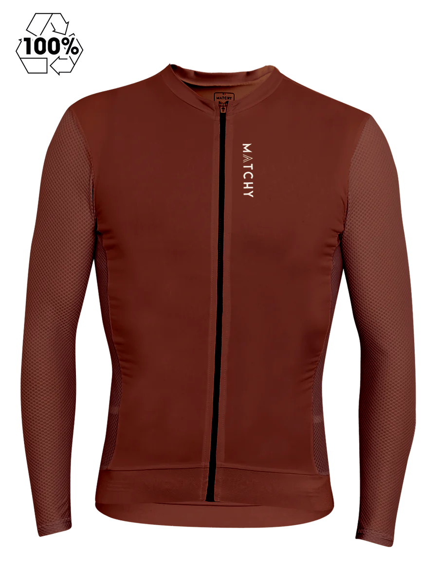 Maillot Altitude Manches Longues - Terra Cotta