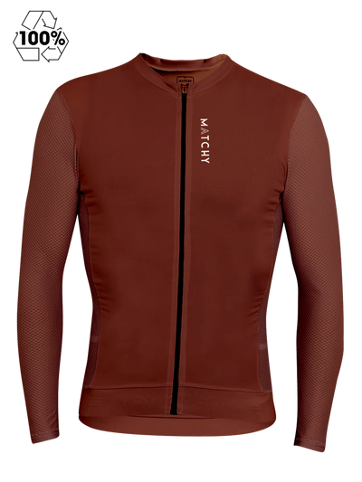 Maillot Altitude Manches Longues - Terra Cotta